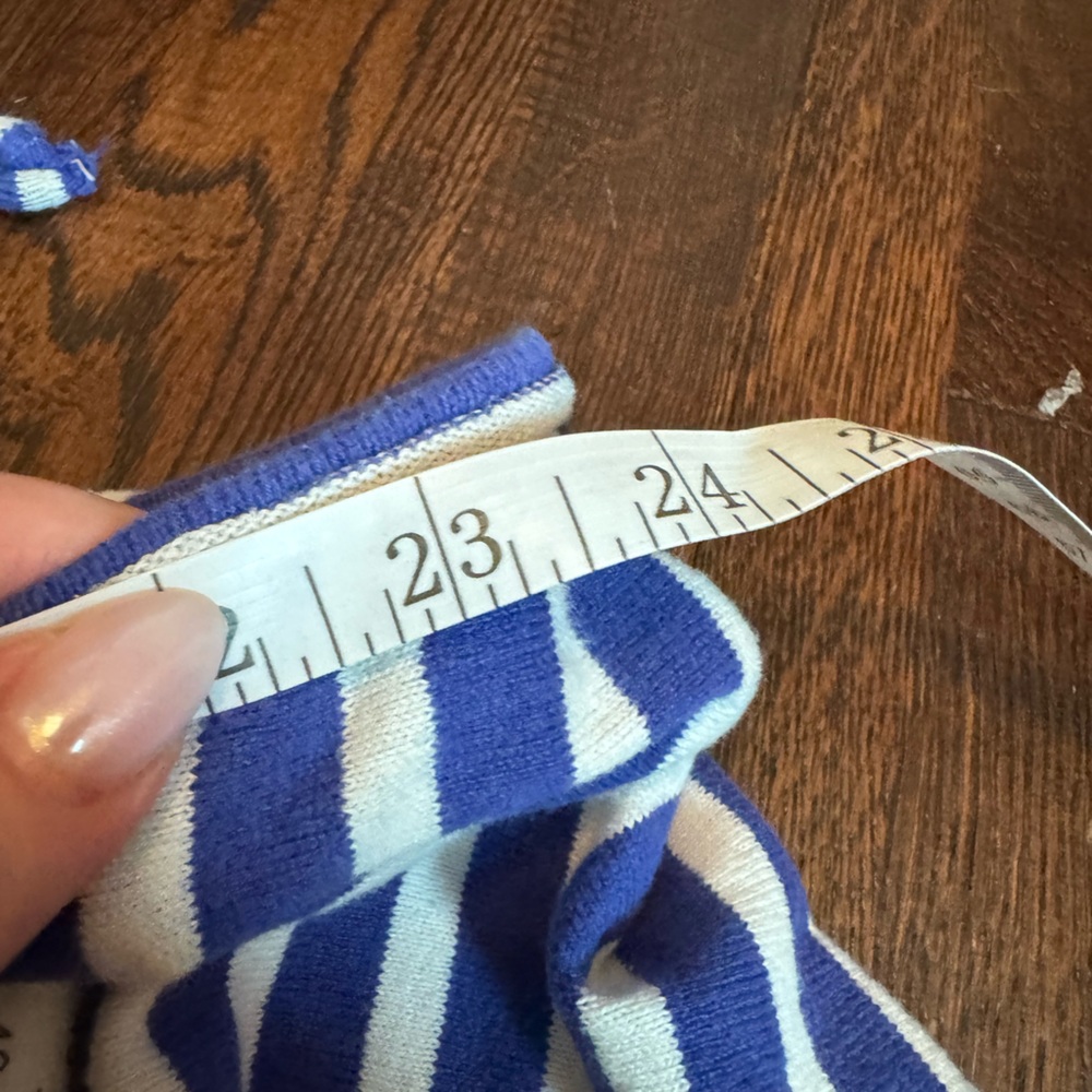 We The Free Blue and White Striped Smocked Halter Top Size M - Picture 10 of 15